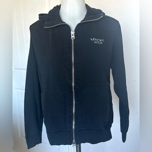 Y2K Voodoo Las Vegas Black Zip-Up Hoodie